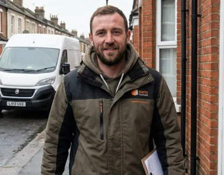 Small business owner at work